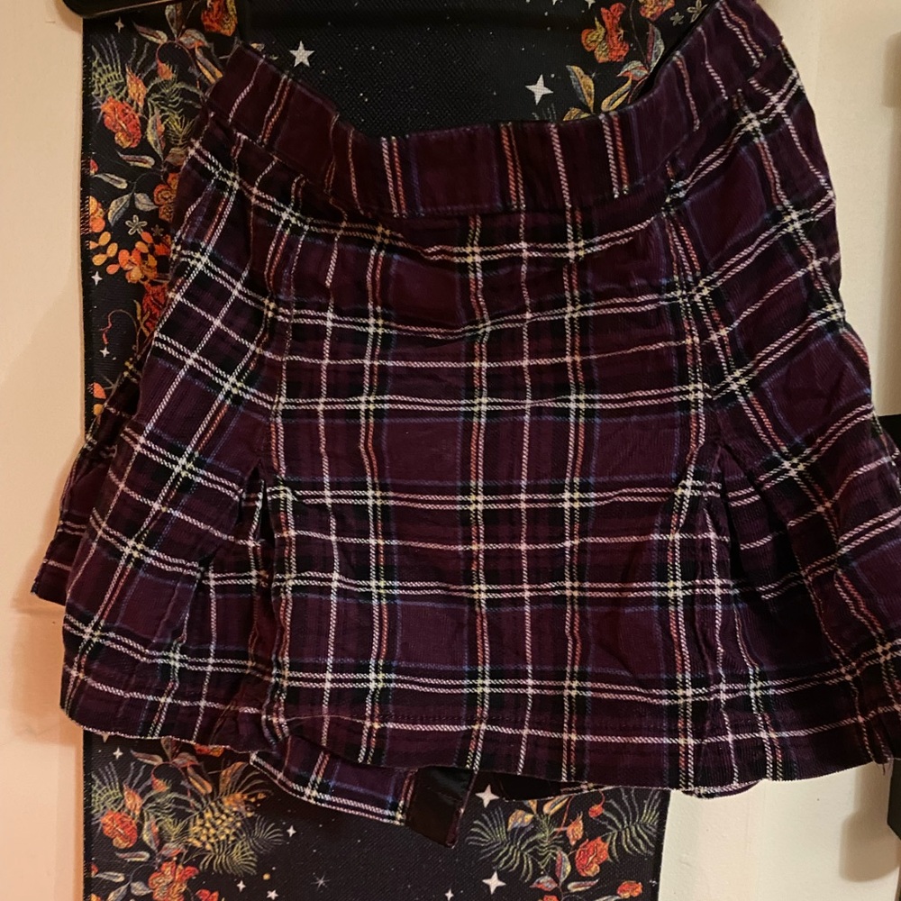 Vintage Tripp NYC Purple plaid mini skirt - Picture 7 of 7
